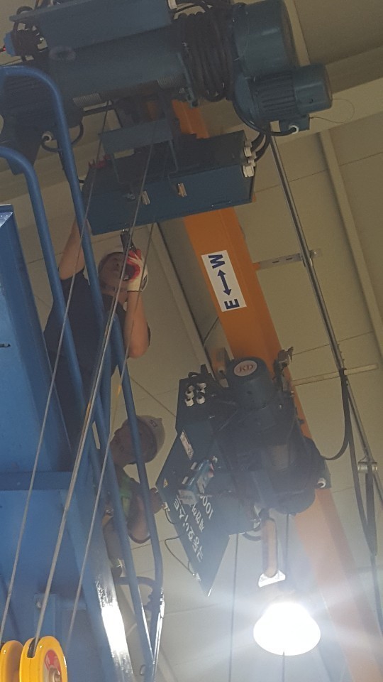 LS ELECTRIC 청주 모노레일 크레인 1TON 현장 사진 3