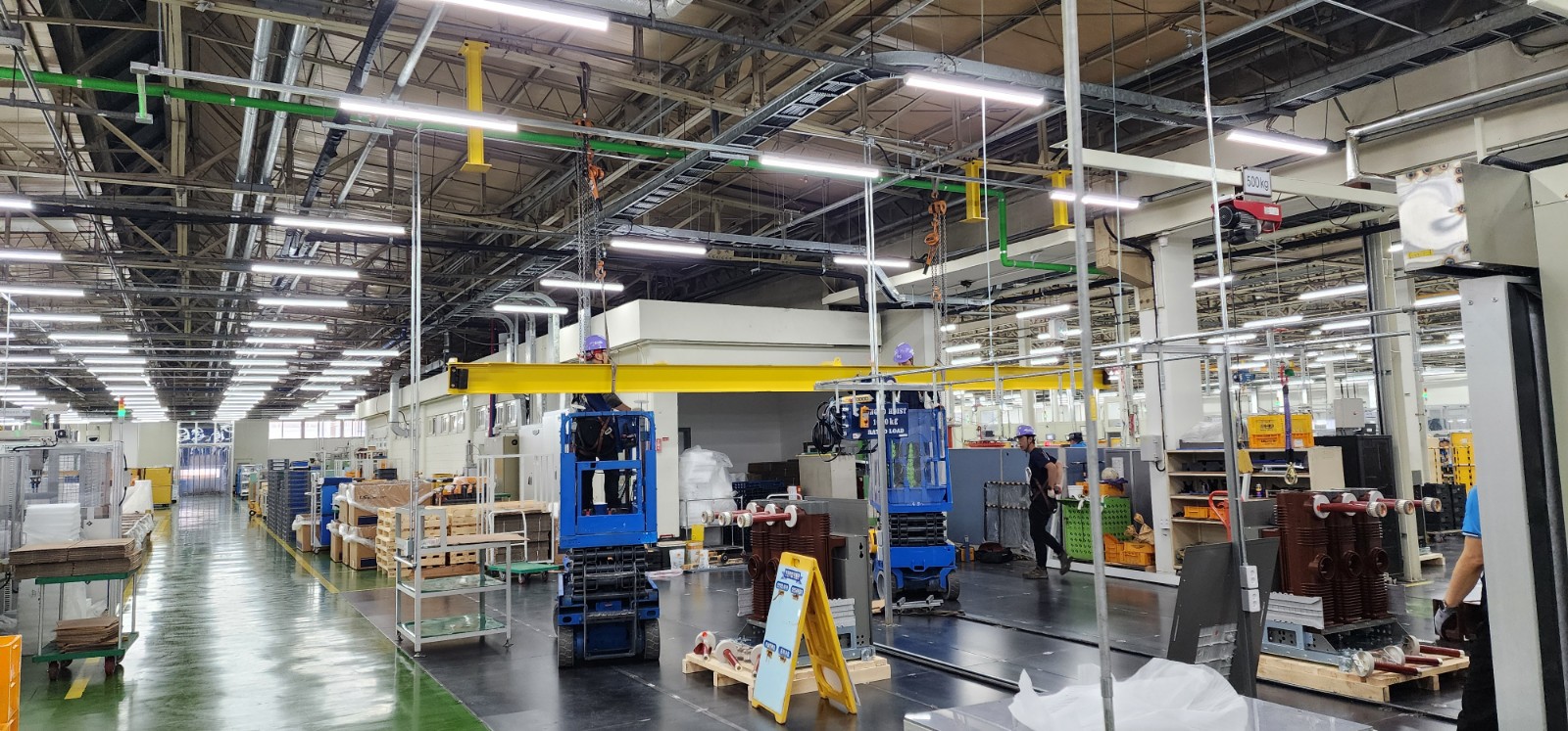 LS ELECTRIC 청주 모노레일 크레인 1TON 현장 사진 4